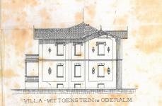 Villa Wittgenstein Oberalm 06 / Ansicht, Umbauplan 1894 © Stefan Zenzmaier